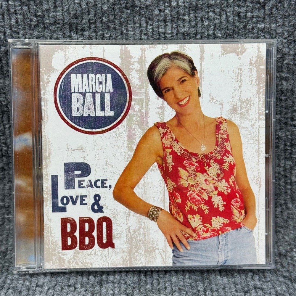 Marcia Ball Peace Love & BBQ CD 2008 Alligator Records ALCD 4922 Blues R&B